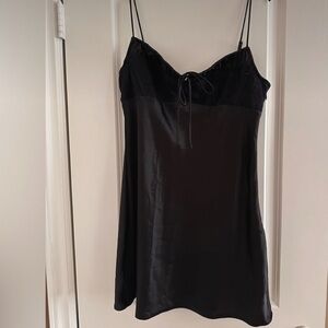 Lace silk Urban Outfitters slip dress